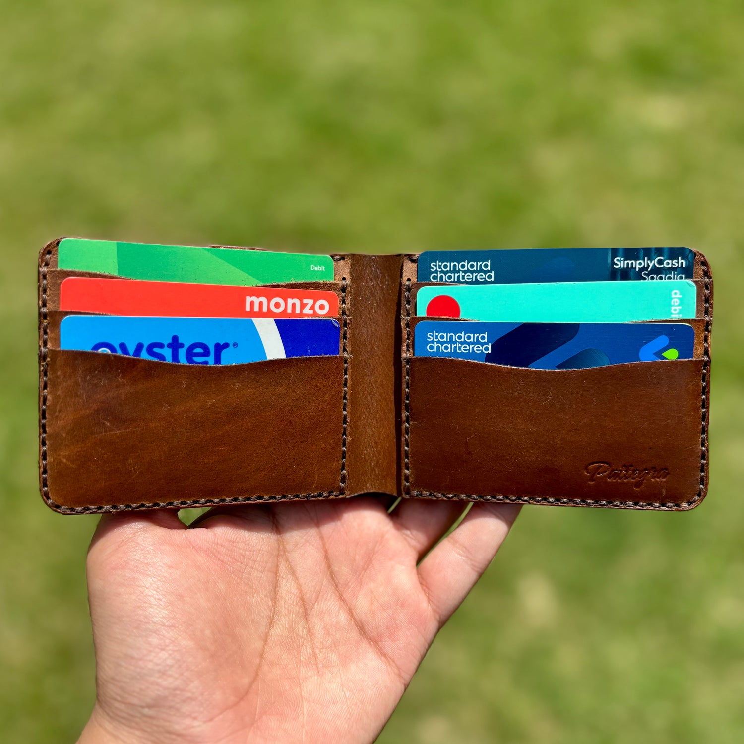 Brown BiFold Wallet Lifestyle Image