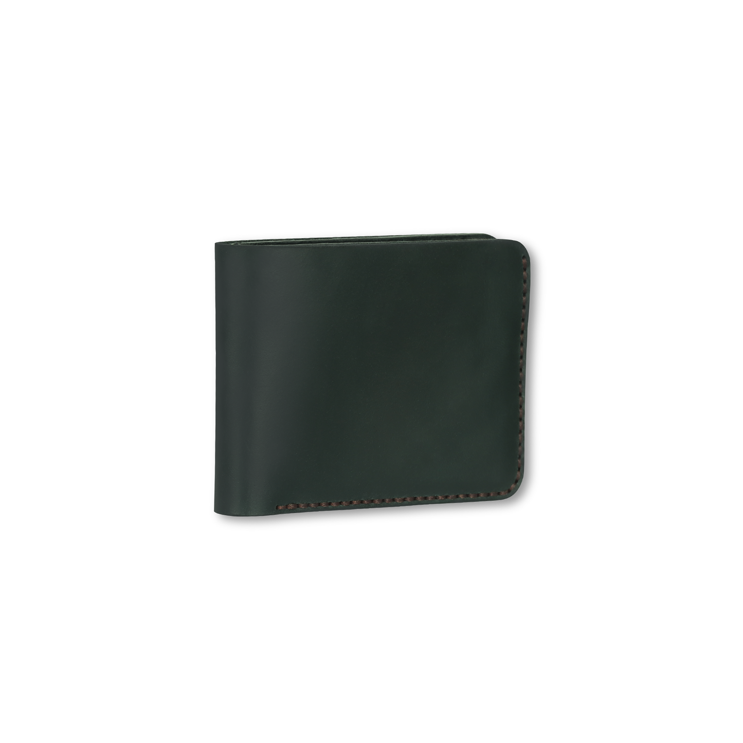 Green BiFold Wallet Side