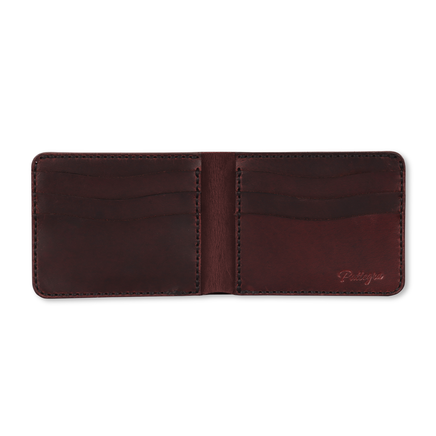 Red BiFold Wallet Inside
