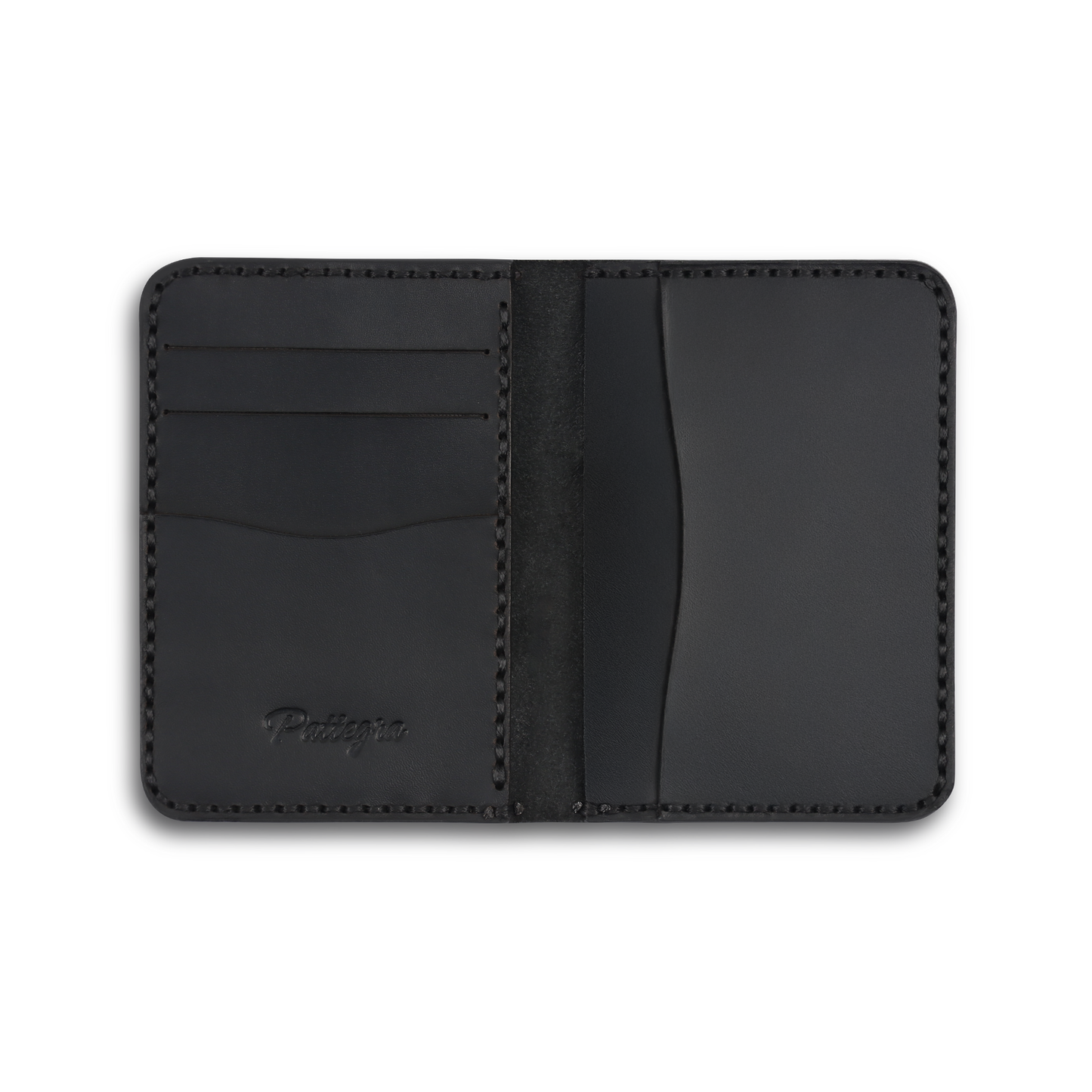 Black Executive Card Holder Inside