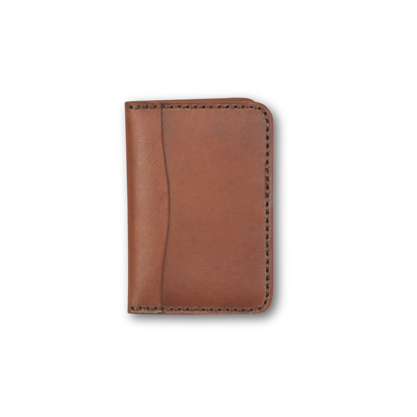 Brown Executive Card Holder Back