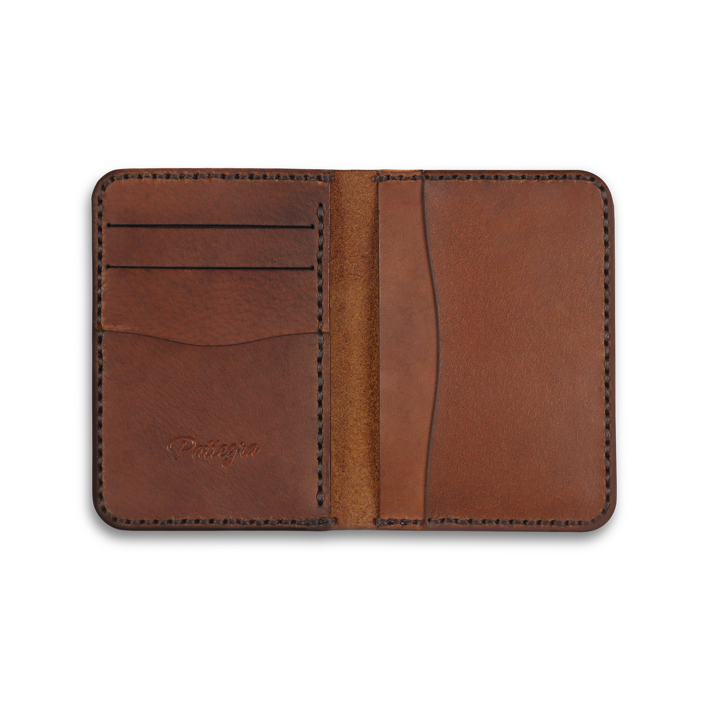 Brown Executive Card Holder Inside