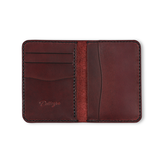 Red Executive Card Holder Inside